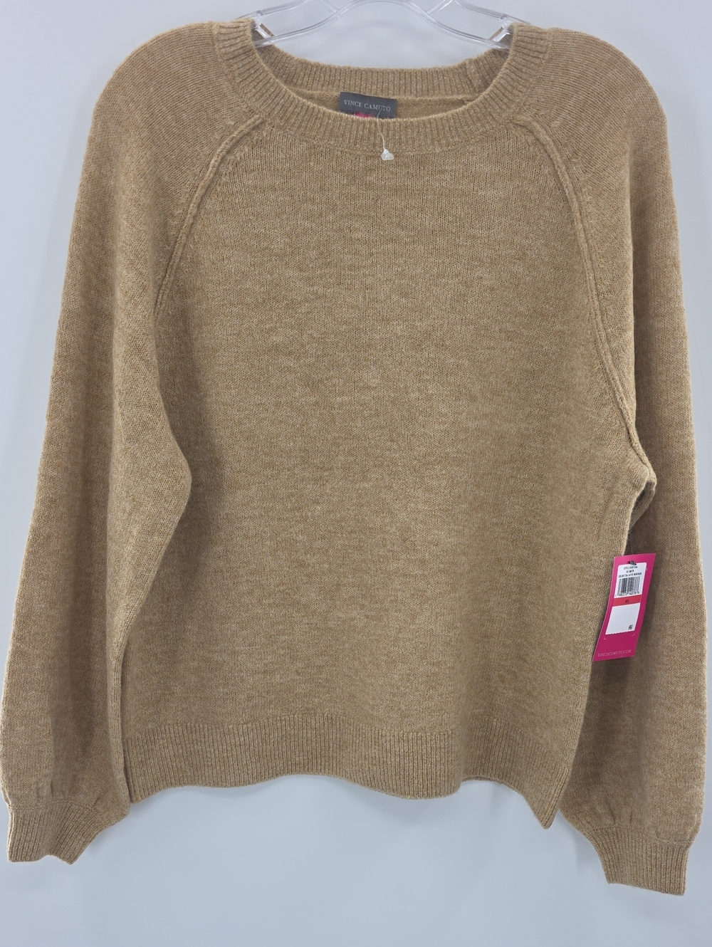 Vince Camuto Camel Crewneck Sweater